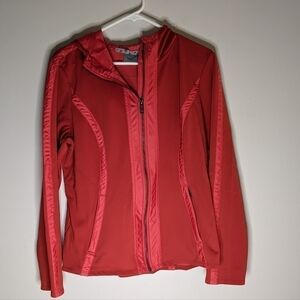 ATHLETA Verbier Hooded Jacket XL Rust Color